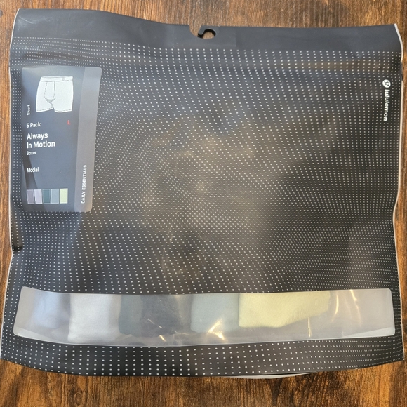 lululemon athletica Other - Lululemon AlM Boxer *5 Pack Size L New